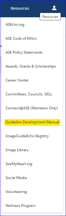 Guideline Development Manual