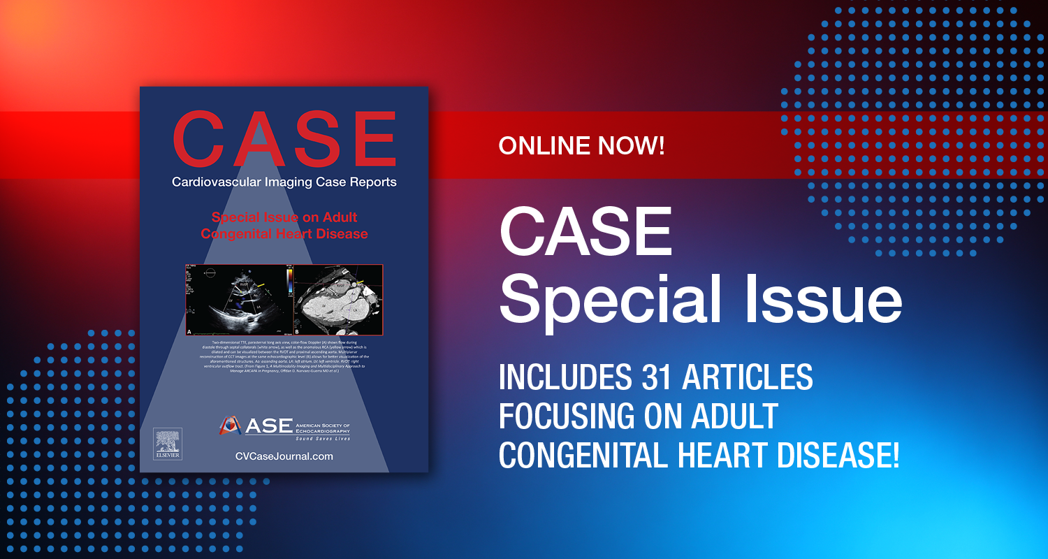 CASE Special Issue on ACHD