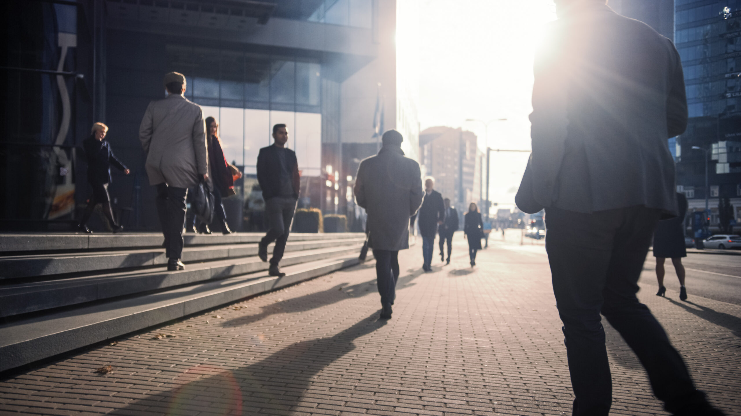 Office,Managers,And,Business,People,Commute,To,Work,In,The