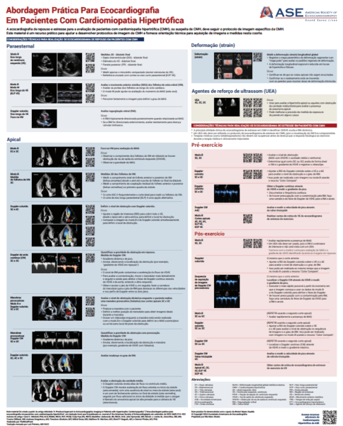 A Practical Approach to Echocardiographic Imaging in Patients with Hypertrophic Cardiomyopathy (Portuguese-Translated)