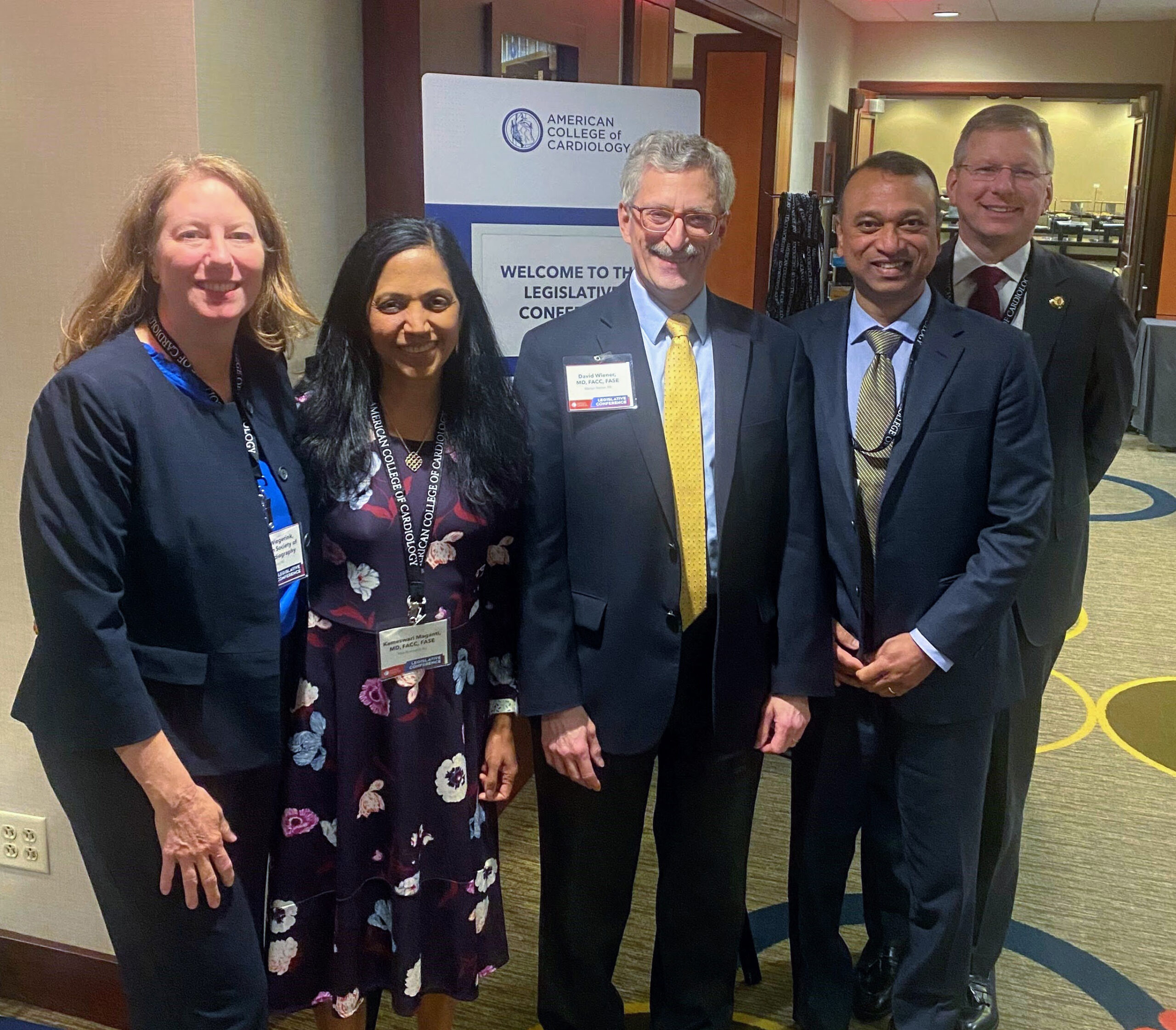 ACC Leg Conference 2024 Five people from ASE on Capitol Hill