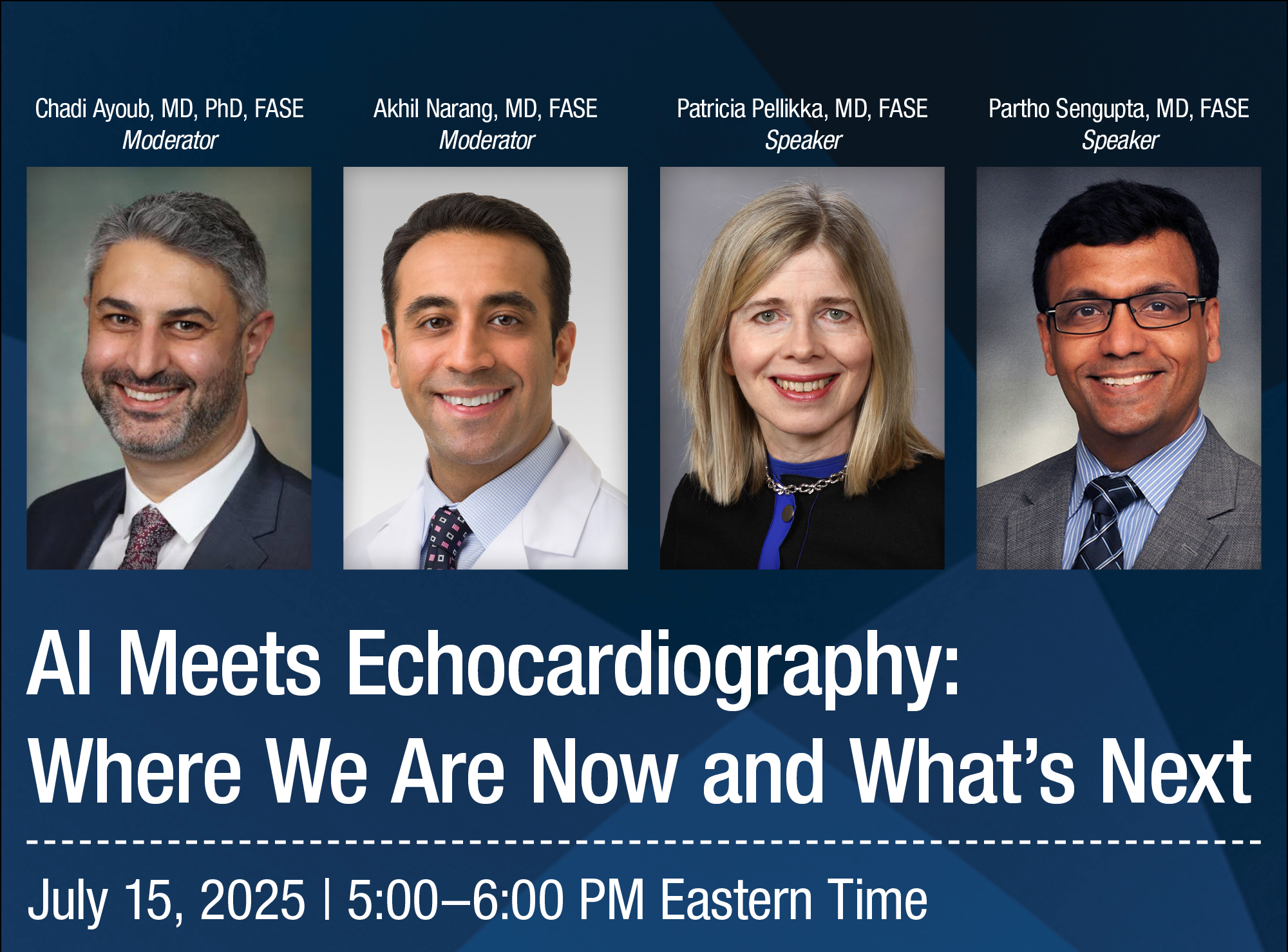 AI Meets Echocardiography webinar