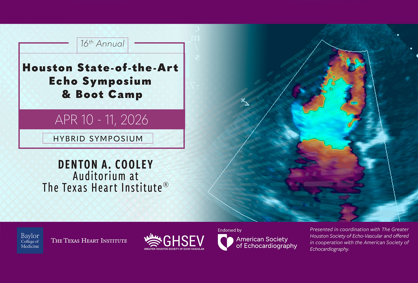 16th Annual Houston State-of-the-Art Echo Symposium & Boot Camp