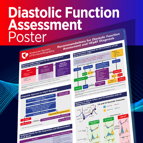 Recommendations for Diastolic Function Assessment & HFpEF Diagnosis Reference Poster