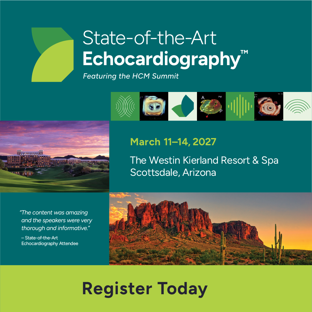 State of the Art Echocardiography 2027